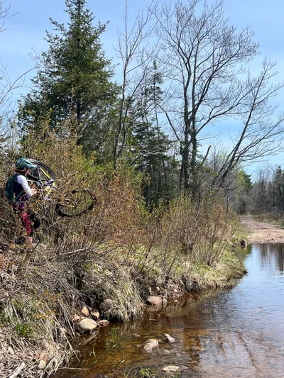 Route photo at mile 60