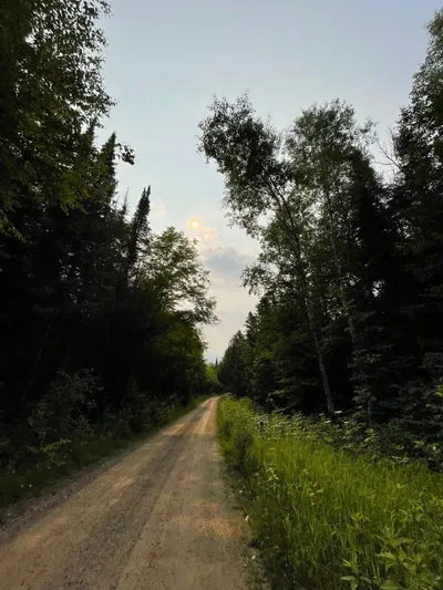 Route photo at mile 21.1